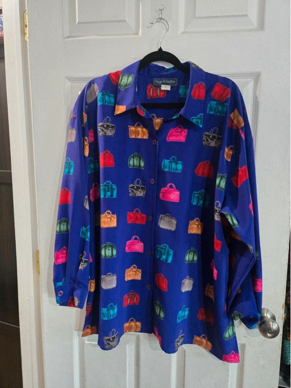 Vintage maggie mcnaughton purse top